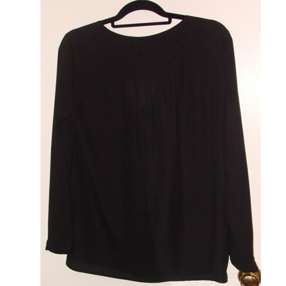 Anthropology HD in Paris plus size black blouse 14 - Picture 5 of 5